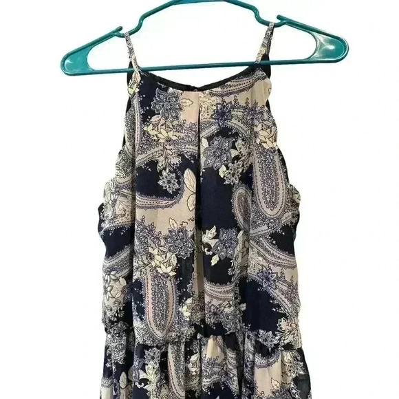 I.N. San Francisco Navy and White Halter Dress, Size XL, Pre-Owned - Picture 2 of 7
